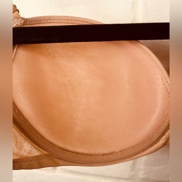 NWT Soma Lightest Lift Lined Demi Underwire Lace Bra 36 B Soft Tan Nude #0304 - Picture 5 of 14